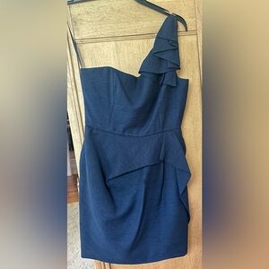 BCBG MaxAzria One Shoulder Dress - Size 12P - NWT